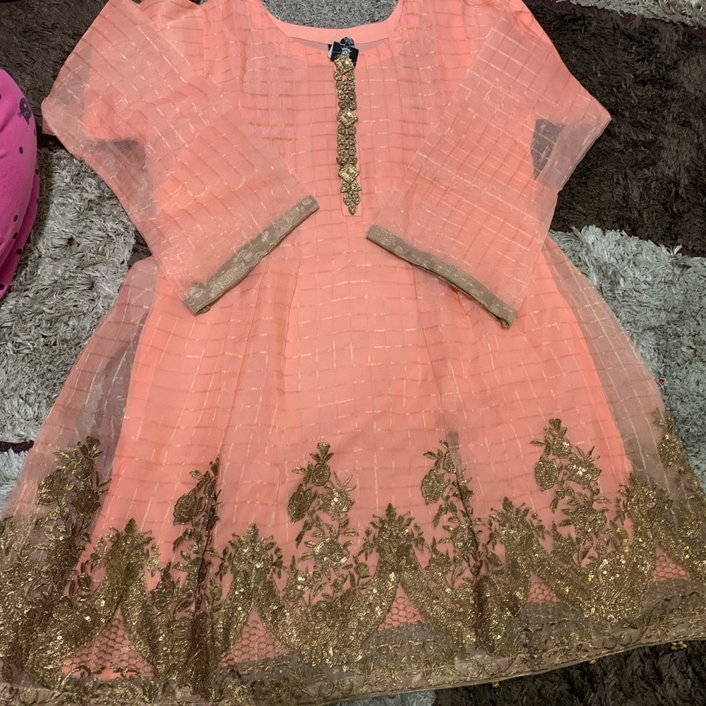 4 Piece Net Shalwar Kameez | Pakistani/Indian suit